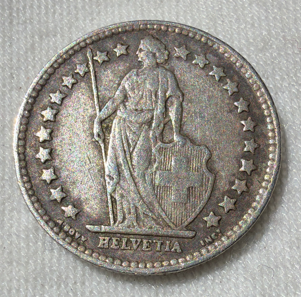 Switzerland 1/2 Franc 1944