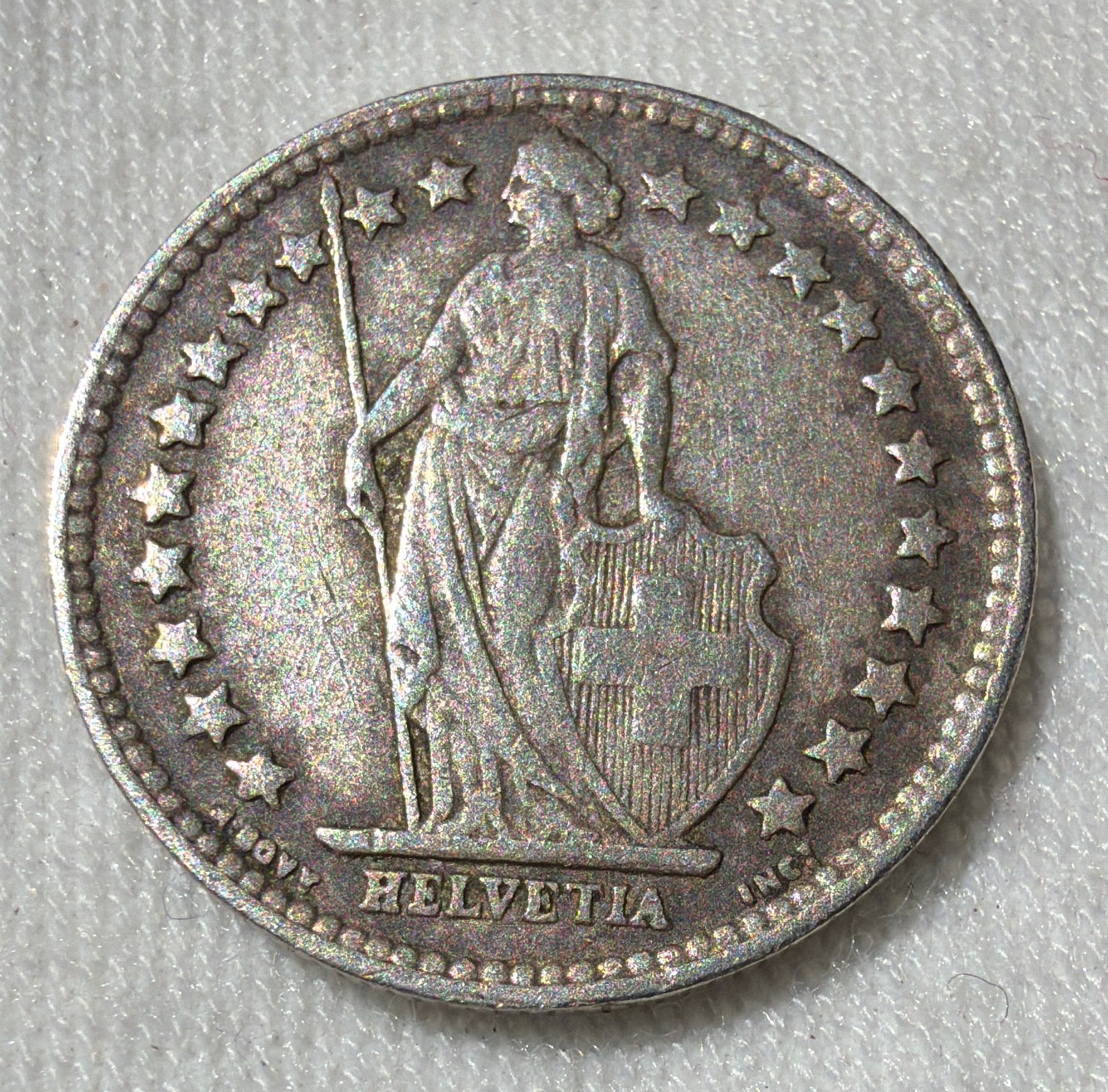 Switzerland 1/2 Franc 1944