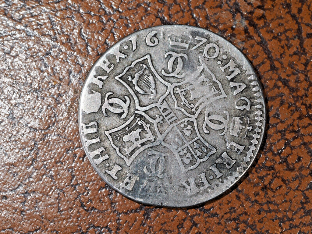 1670 Scottish Merk Charles II