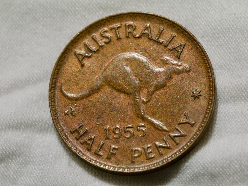Australia  Half Penny 19550