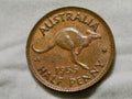 Australia  Half Penny 19550