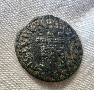 1657 Borough of Newbury Copper Farthing 17thC Token
