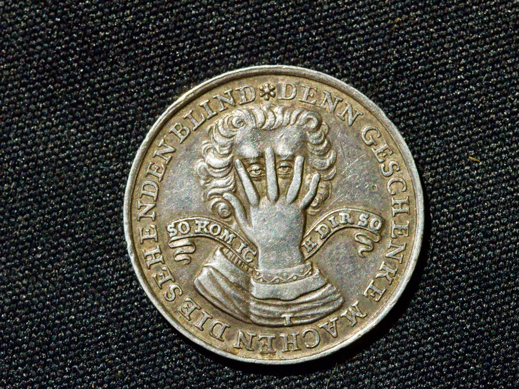GERMANY Hamburg Imperial Corruption Satirical silver Medal0