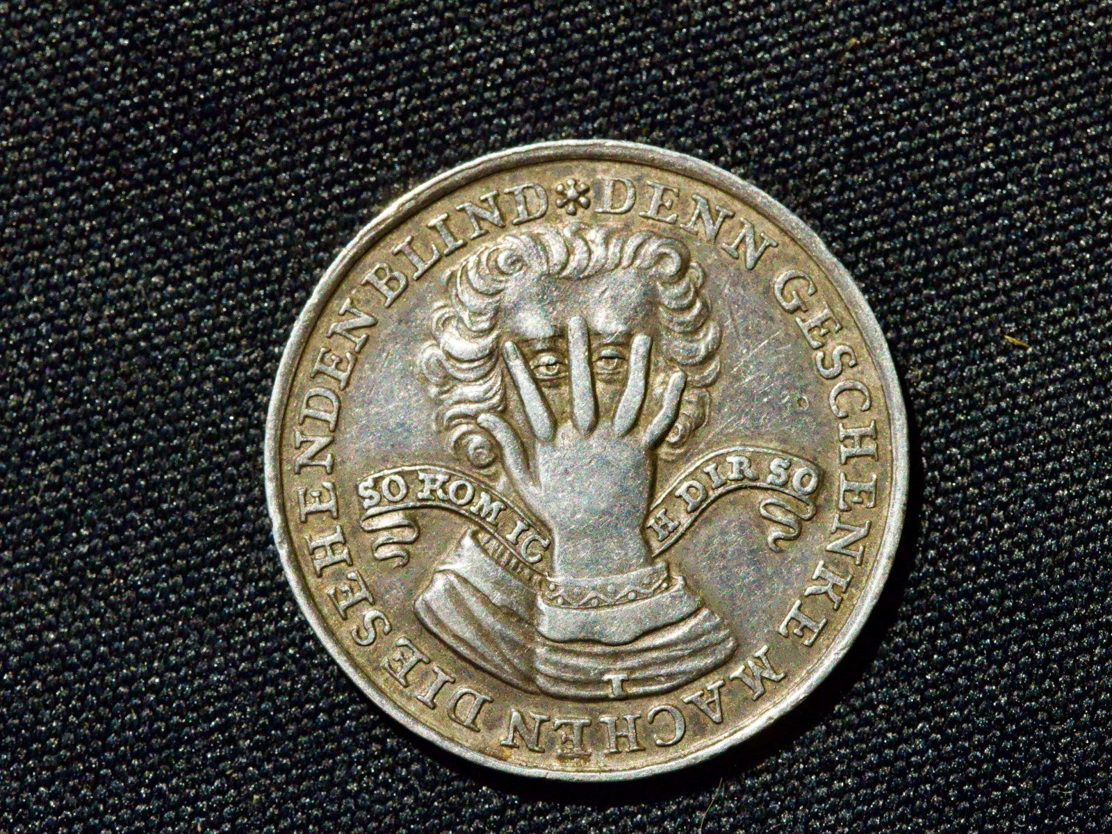 GERMANY Hamburg Imperial Corruption Satirical silver Medal0