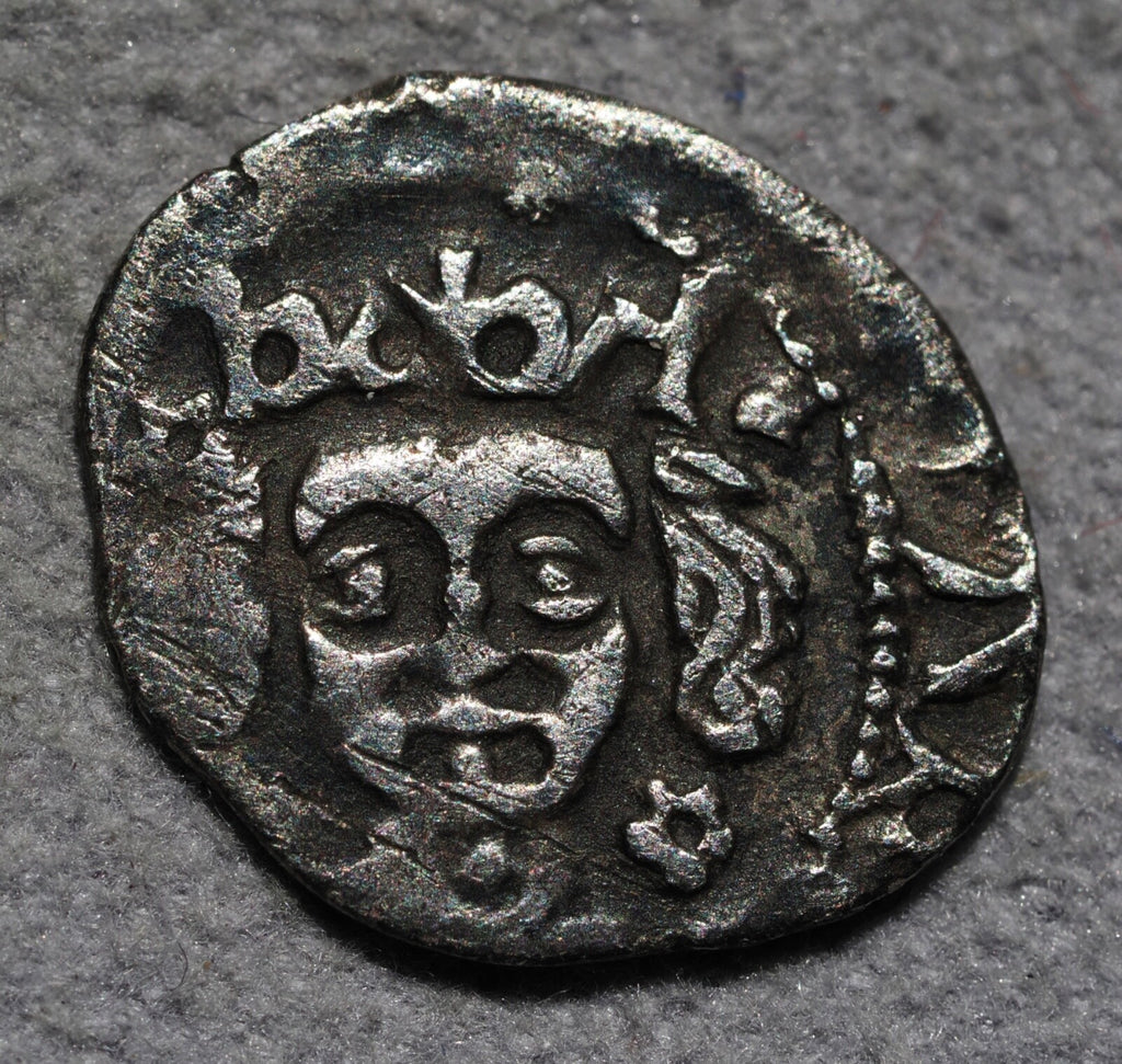 Irish Edward IV Hammered Silver Penny.  Rose and sun by crown S63960