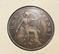1912 H George V One Penny Coin0