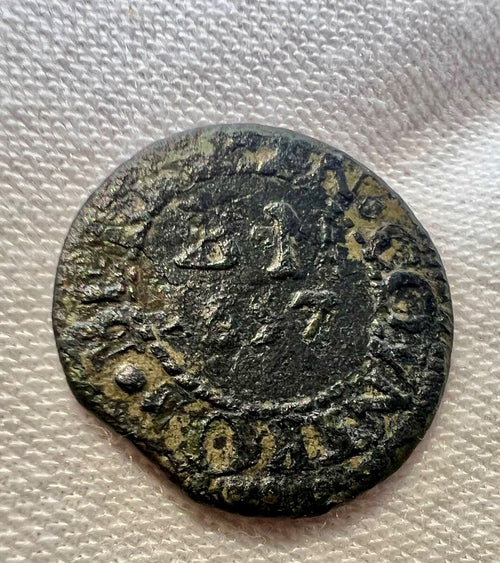 1657 Borough of Newbury Copper Farthing 17thC Token