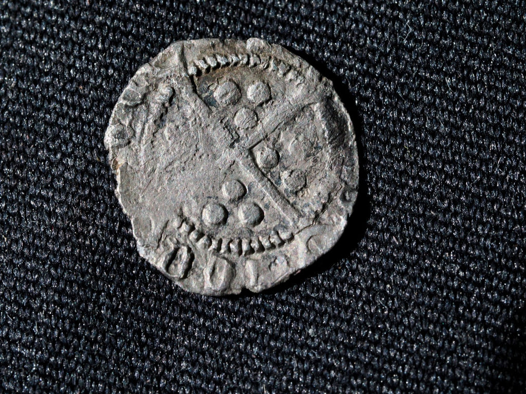 Henry Vlll Hammered Silver Half Penny mm Portcullis S23341