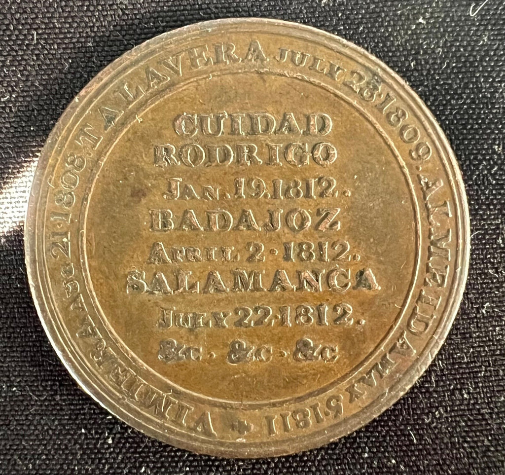 ND (1812) Canada Wellington Peninsular To Salamanca Halfpenny Token1