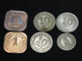 Selection of Malaya coins 1c 1943, 1961- 10c 1950,1948,1941-5c 19500