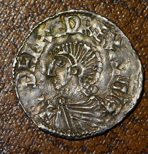 Aethelred II (978-1016), Penny, Long Cross type, Moneyer Aelfred,  Canterbury0
