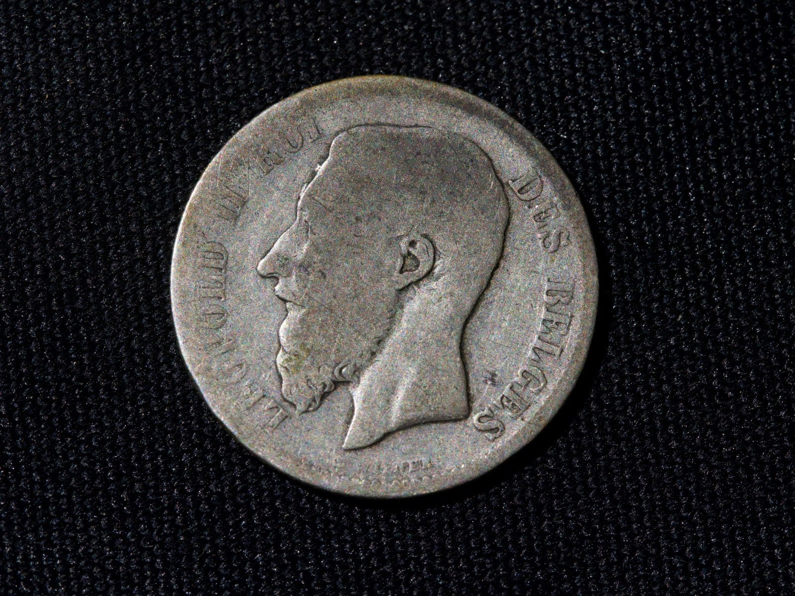 Belgium 50 Centimes 18861