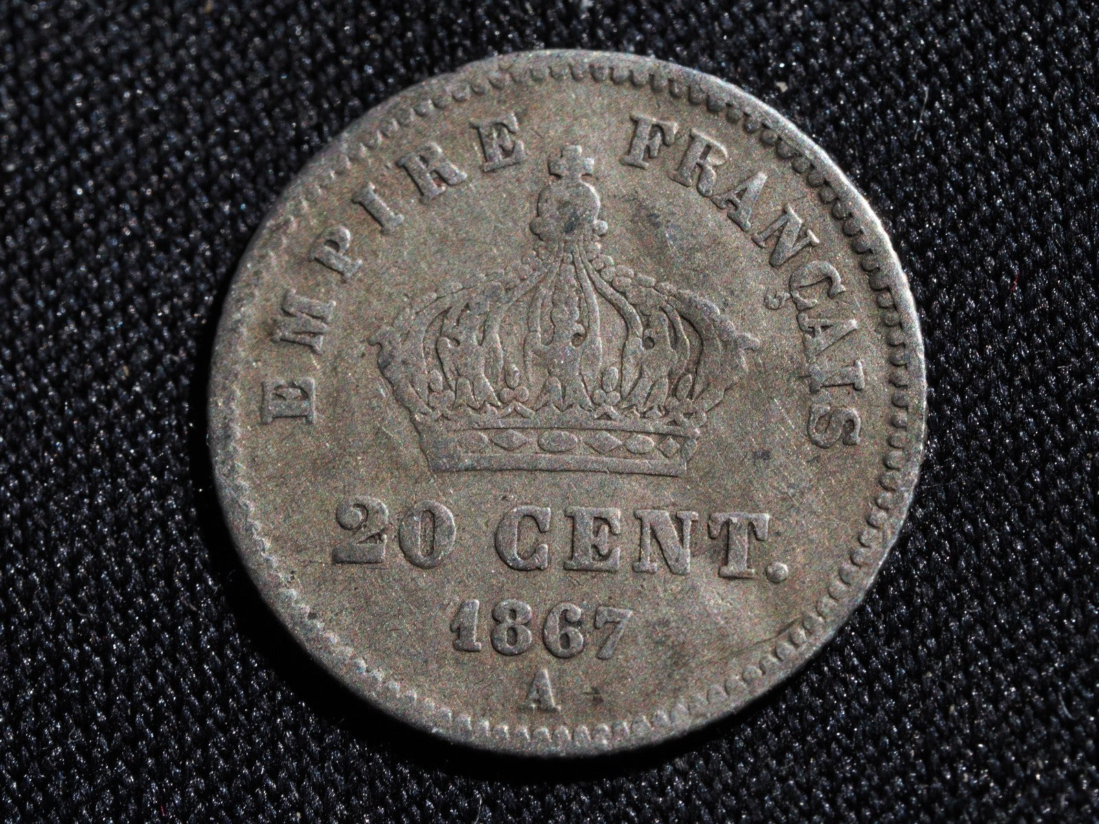 France 20 centimes 1867A0