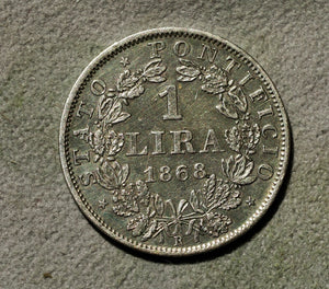 Italy 1 Lira 1868