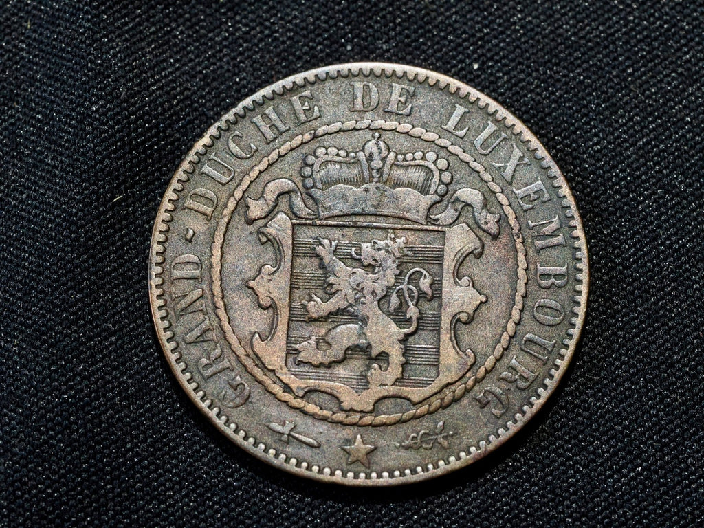 Luxembourg 10 Centimes 18541