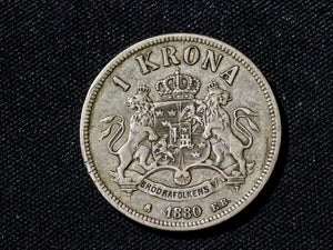 Norway  1 Krone 1880