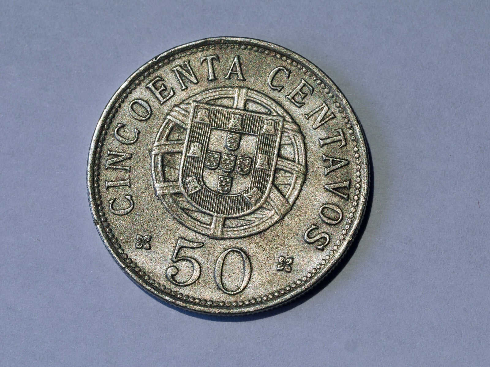 Portuguese Angola 50 Centavos 1927-high grade1