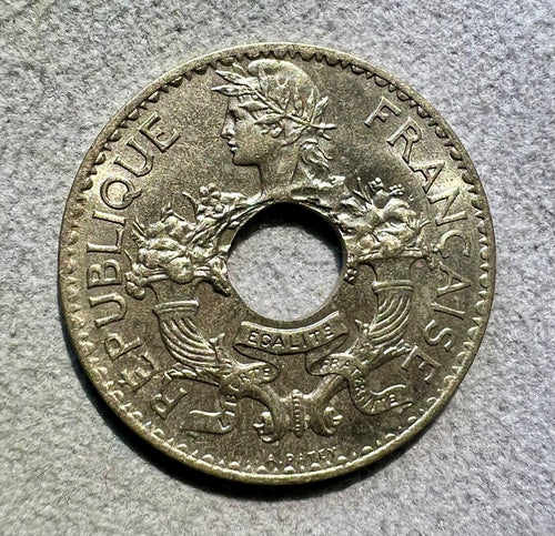 1938 FRENCH Indochina (VIETNAM) 5 CENTIMES -UNC1