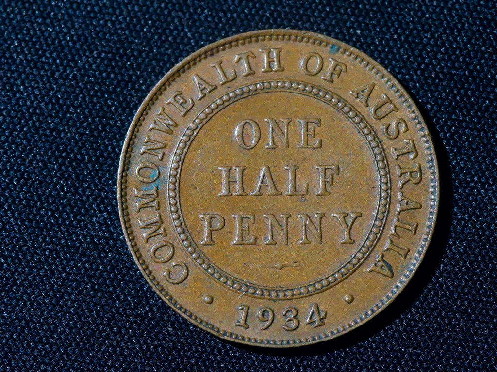 Australia  Half Penny 19340