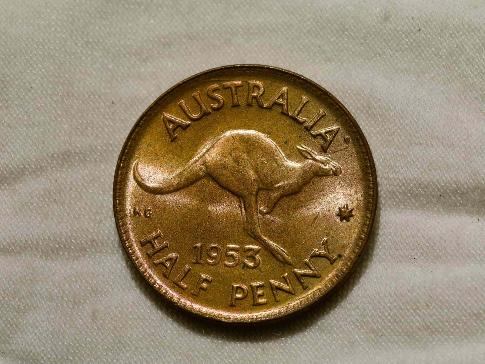 Australia  Half Penny 19530