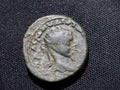 ELAGABALUS ae19 , 218-222 AD. SC in wreath. Eagle below,  Syria0