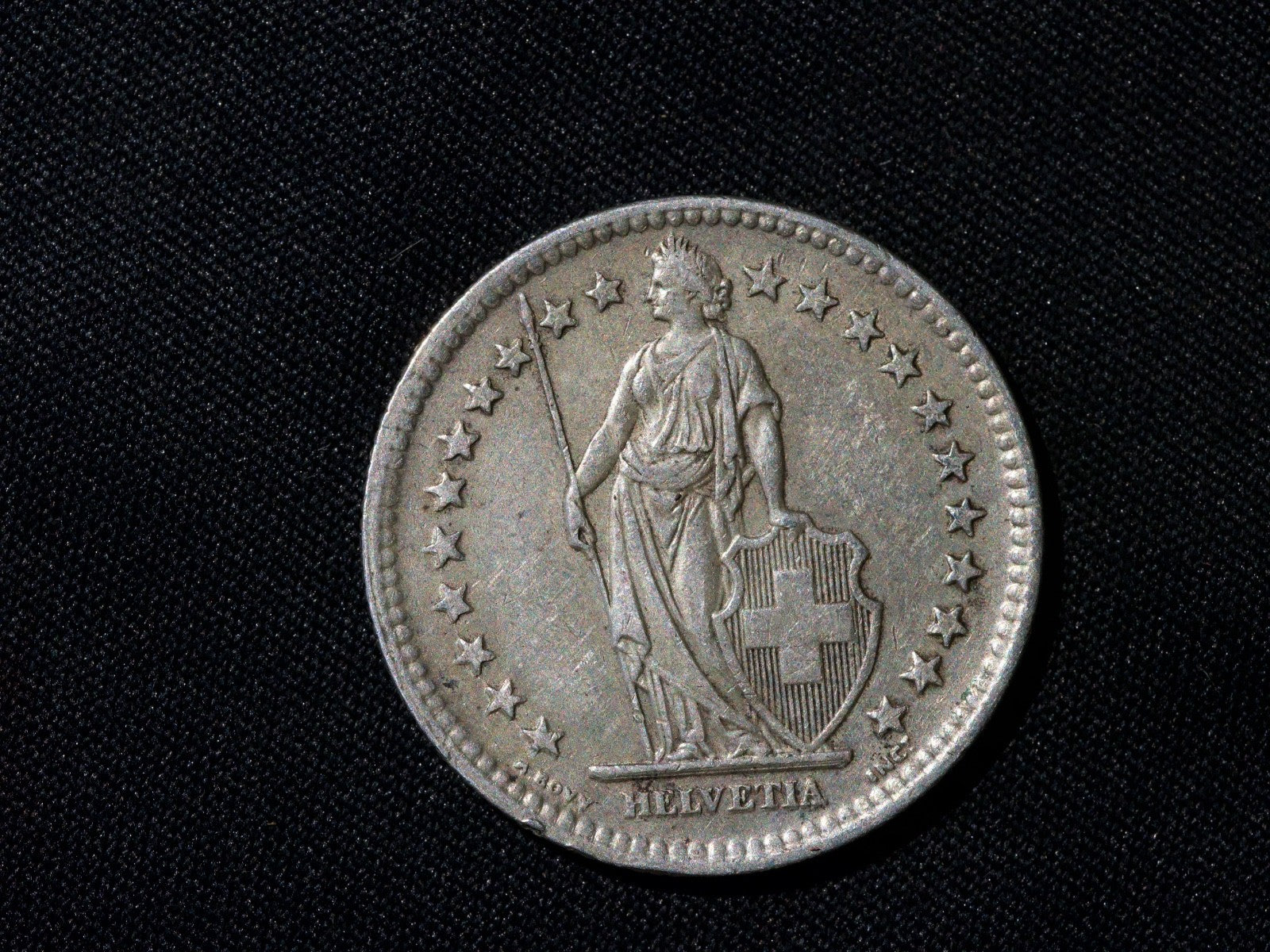 Switzerland 2 Francs 1944 B0