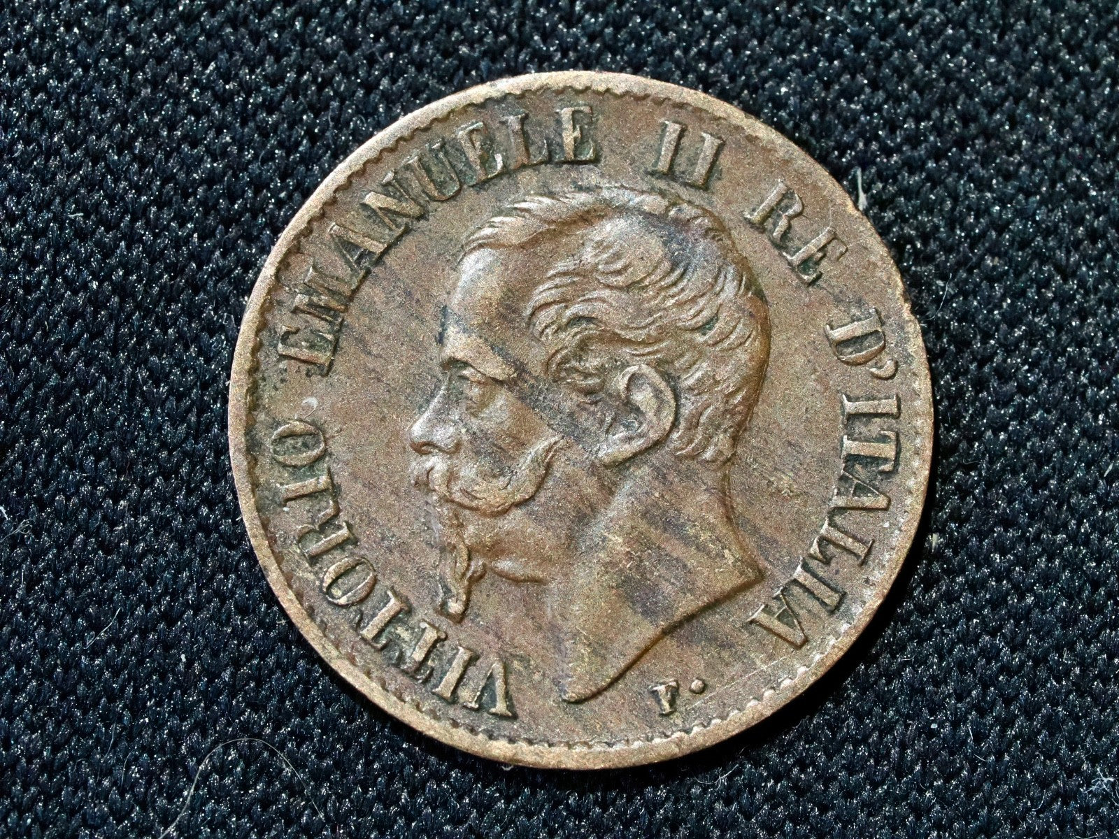 1867 Kingdom Italy 1 centesimo0