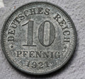 1921 Germany  10 pfennig- UNC0