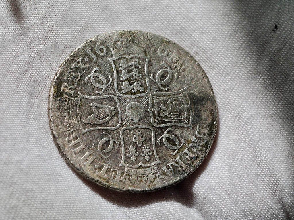 CHARLES II CROWN 1676, VICESIMO OCTAVO,1