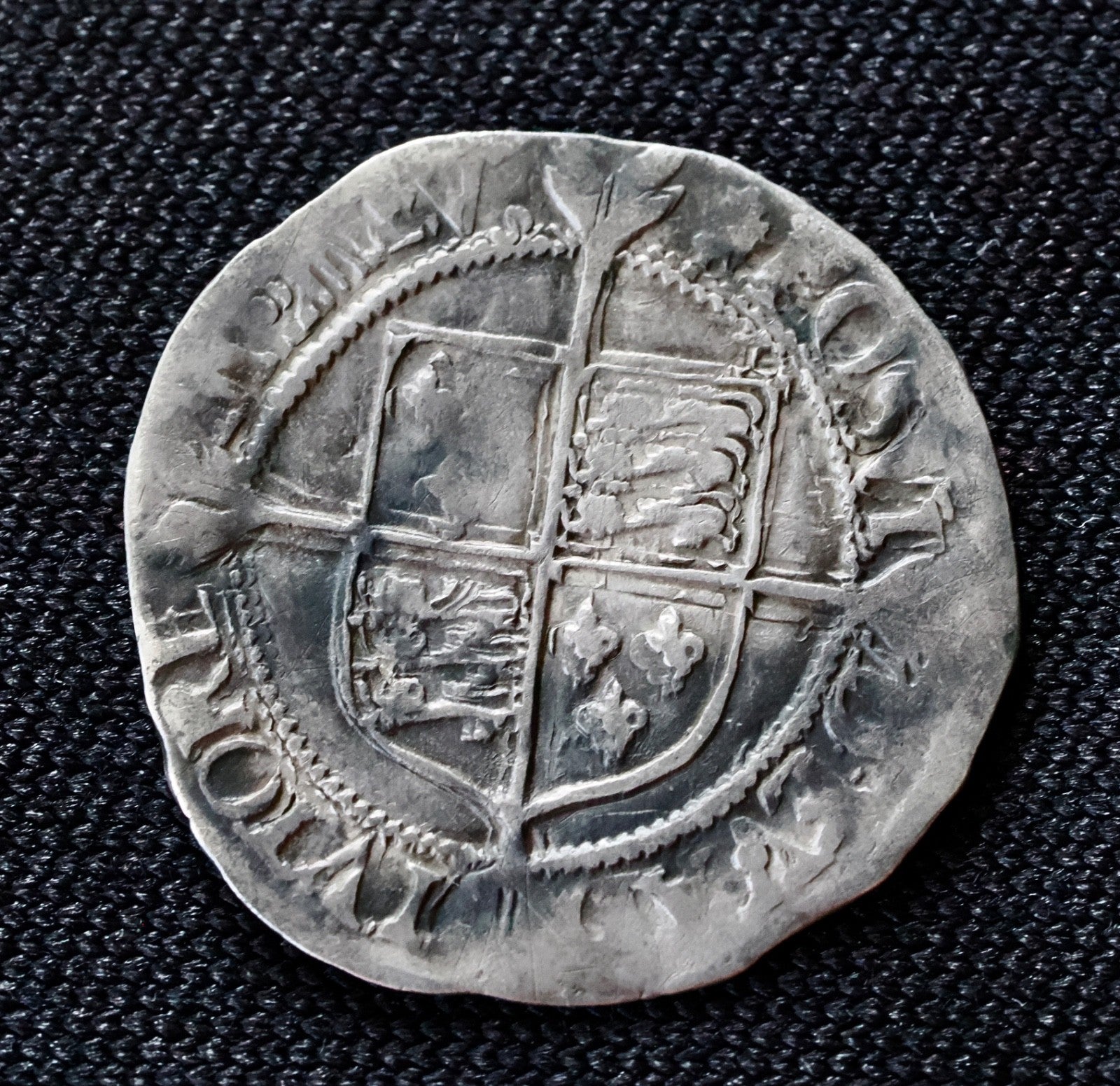 Elizabeth I halfgroat, second issue, mm cross-crosslet, 1560-1, S25571