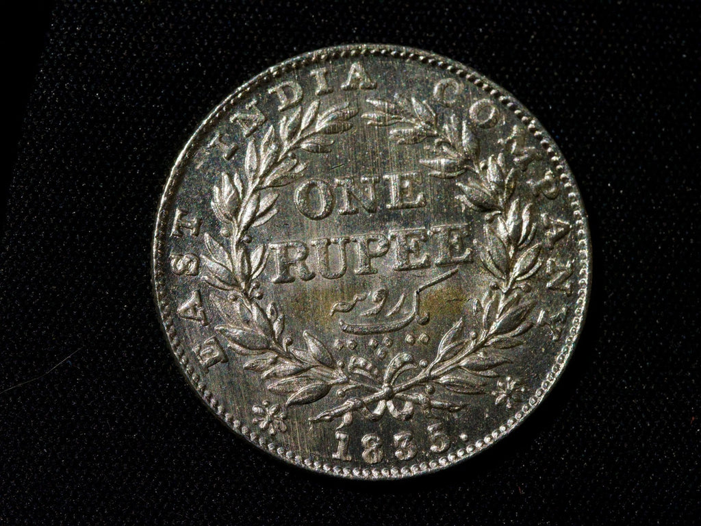 East India company 1835 one rupee. excellent1