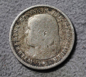 Netherlands 10 Cents 1897