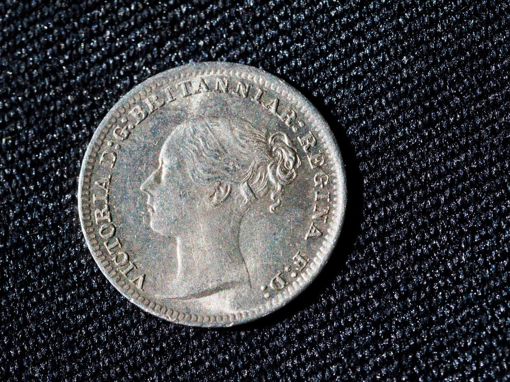 1884 Victoria  Silver Maundy Penny-bright lustre1