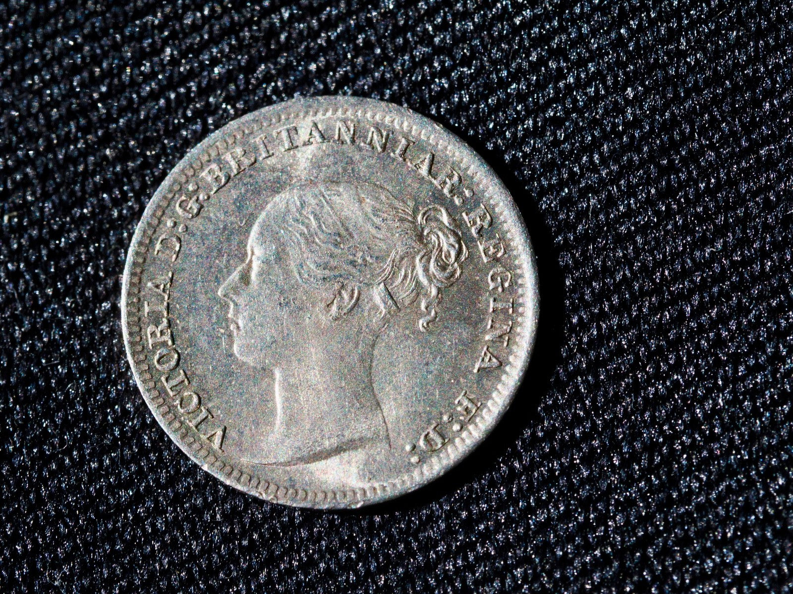 1884 Victoria  Silver Maundy Penny-bright lustre1