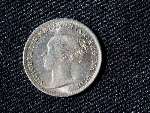 1884 Victoria  Silver Maundy Penny-bright lustre1