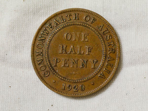 Australia  Half Penny 1920