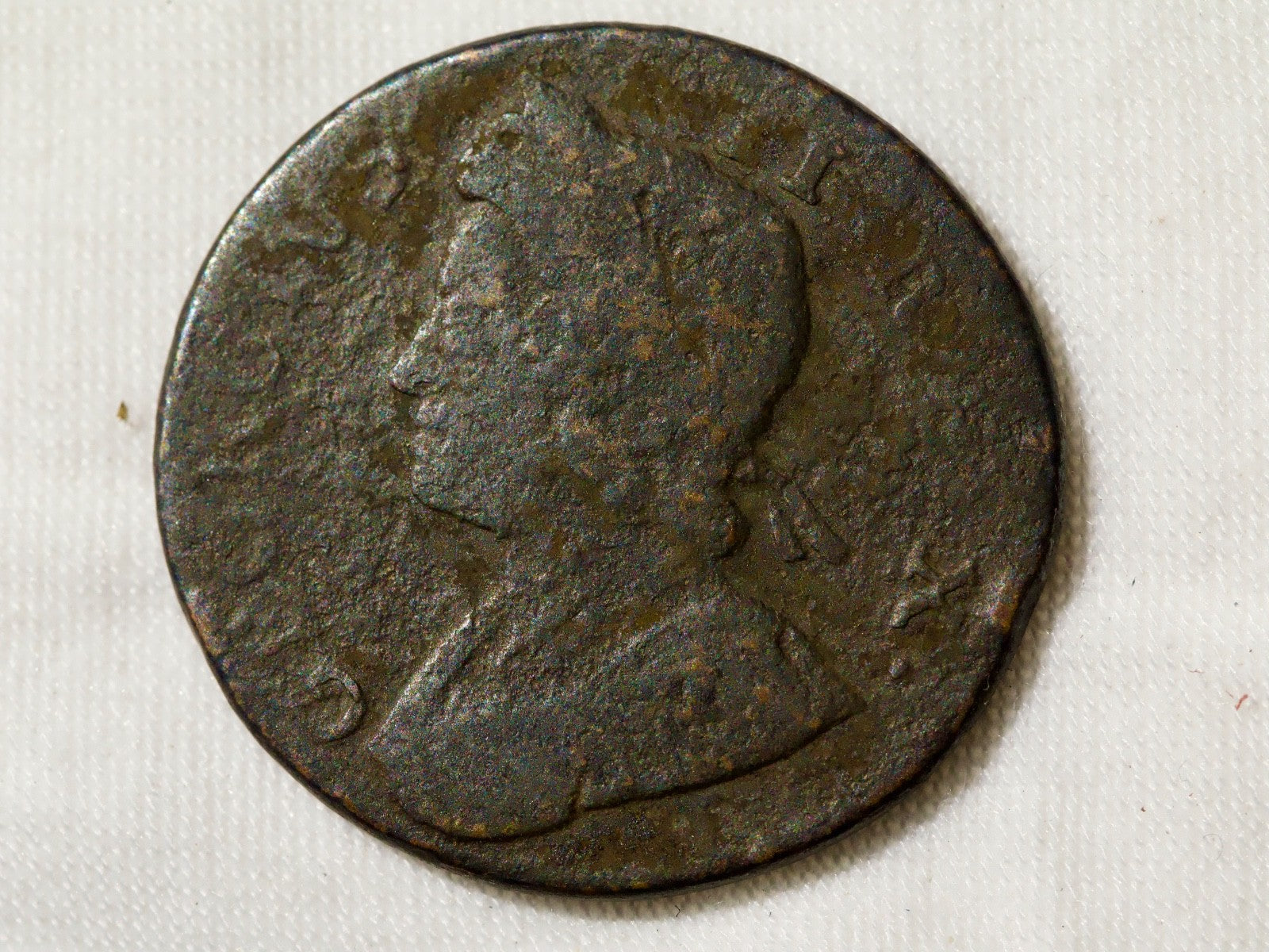 George II 1736 Halfpenny1