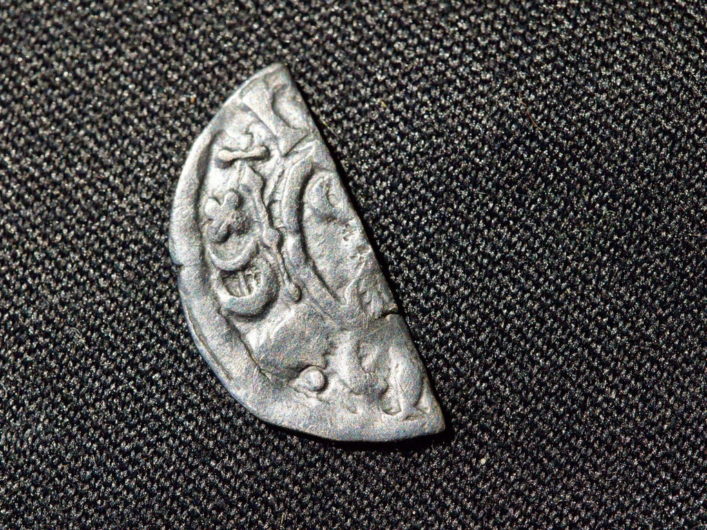 King Henry III Short Cross Cut Half Penny-Class 6C ornamental, Walter on Lund0