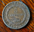 Italy, Carlo Felice. 3 Centesimi 18260