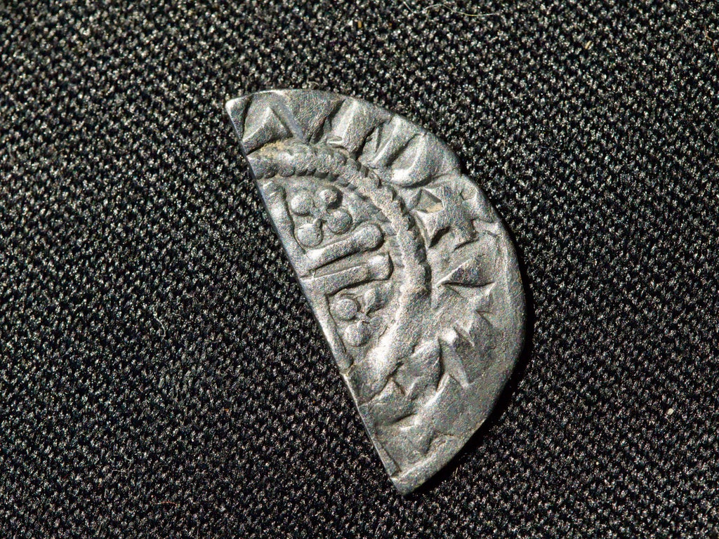 King Henry III Short Cross Cut Half Penny-Class 6C ornamental, Walter on Lund1