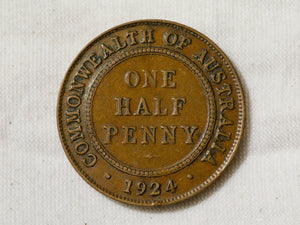 Australia  Half Penny 1924