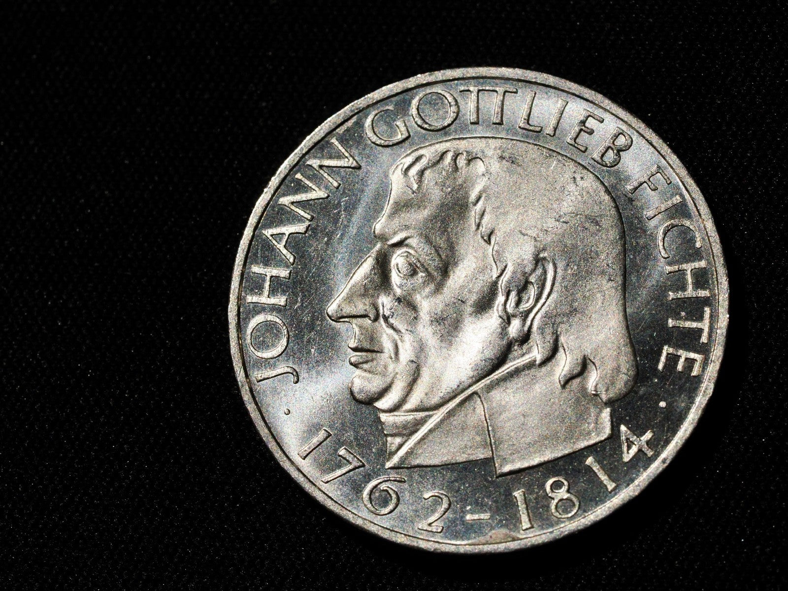 GERMANY:  5 marks 1964J   silver PROOF0