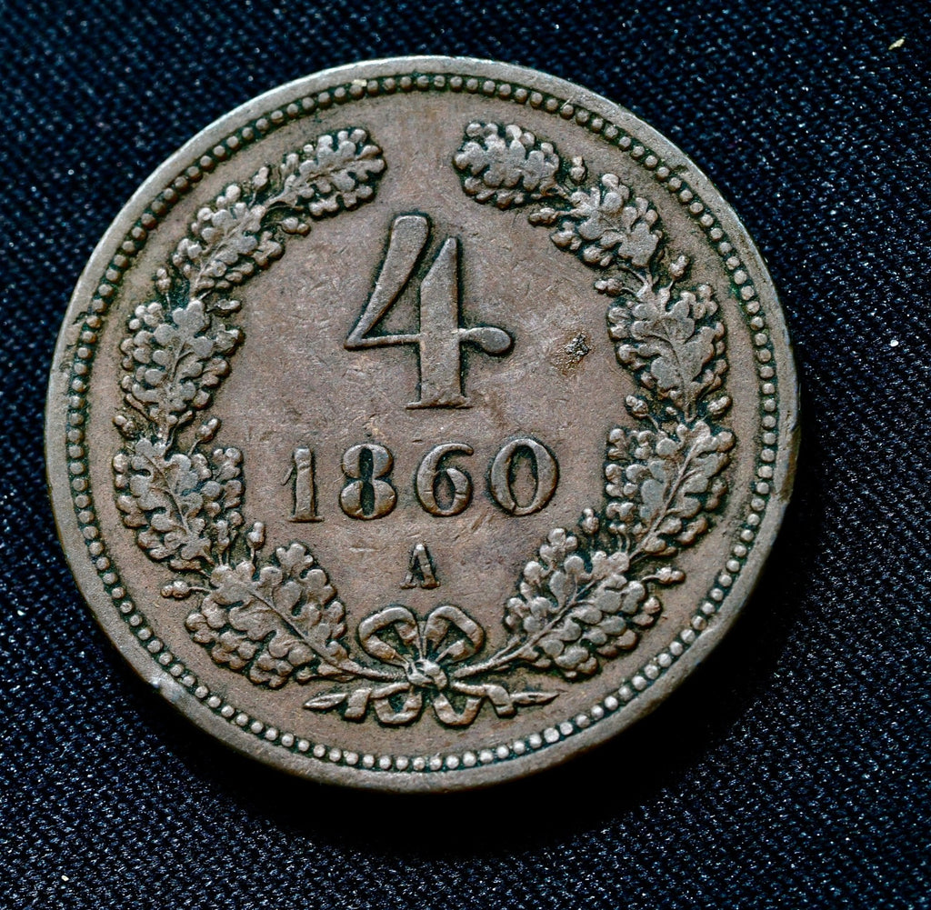 Austria 4 Kreuzer 1860 A0
