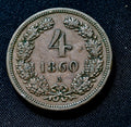 Austria 4 Kreuzer 1860 A0