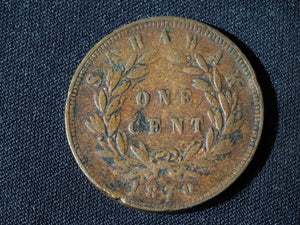 Sarawak One Cent 1870