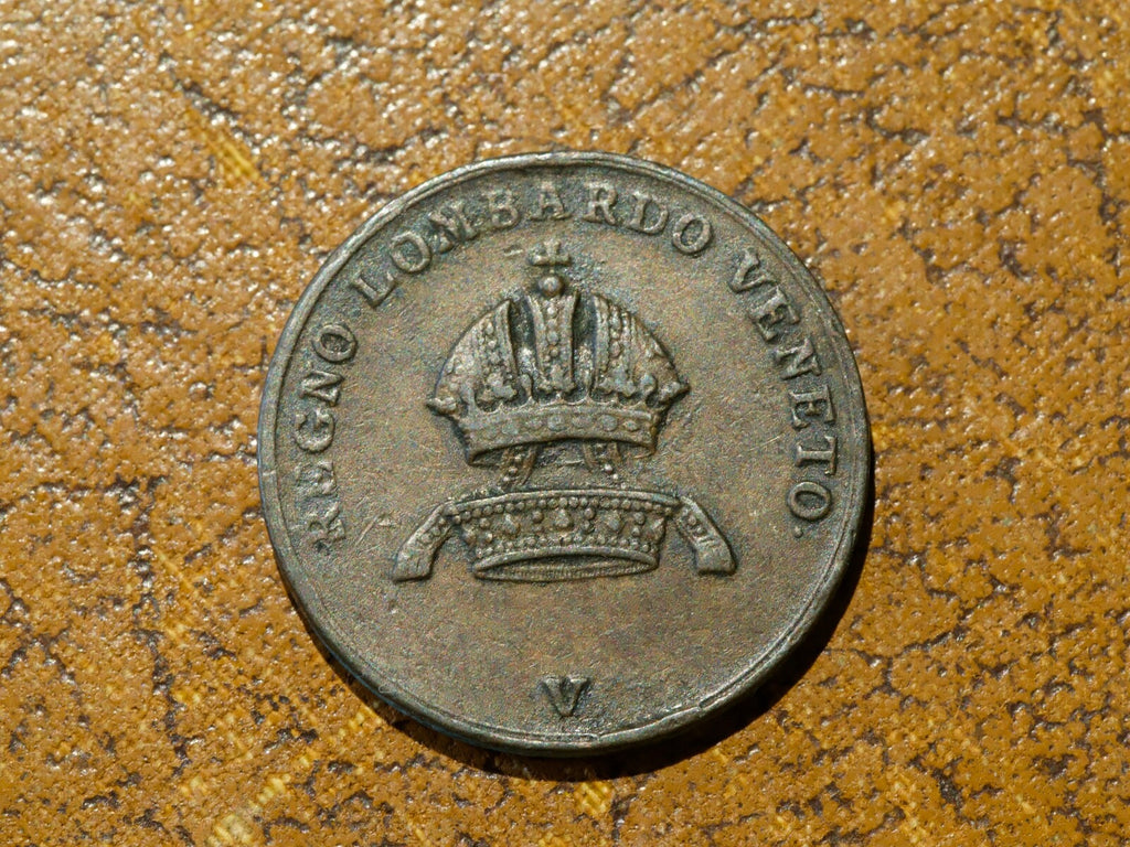Italy, Lombardy-Venitia, 1822 V 3 Centesimi1
