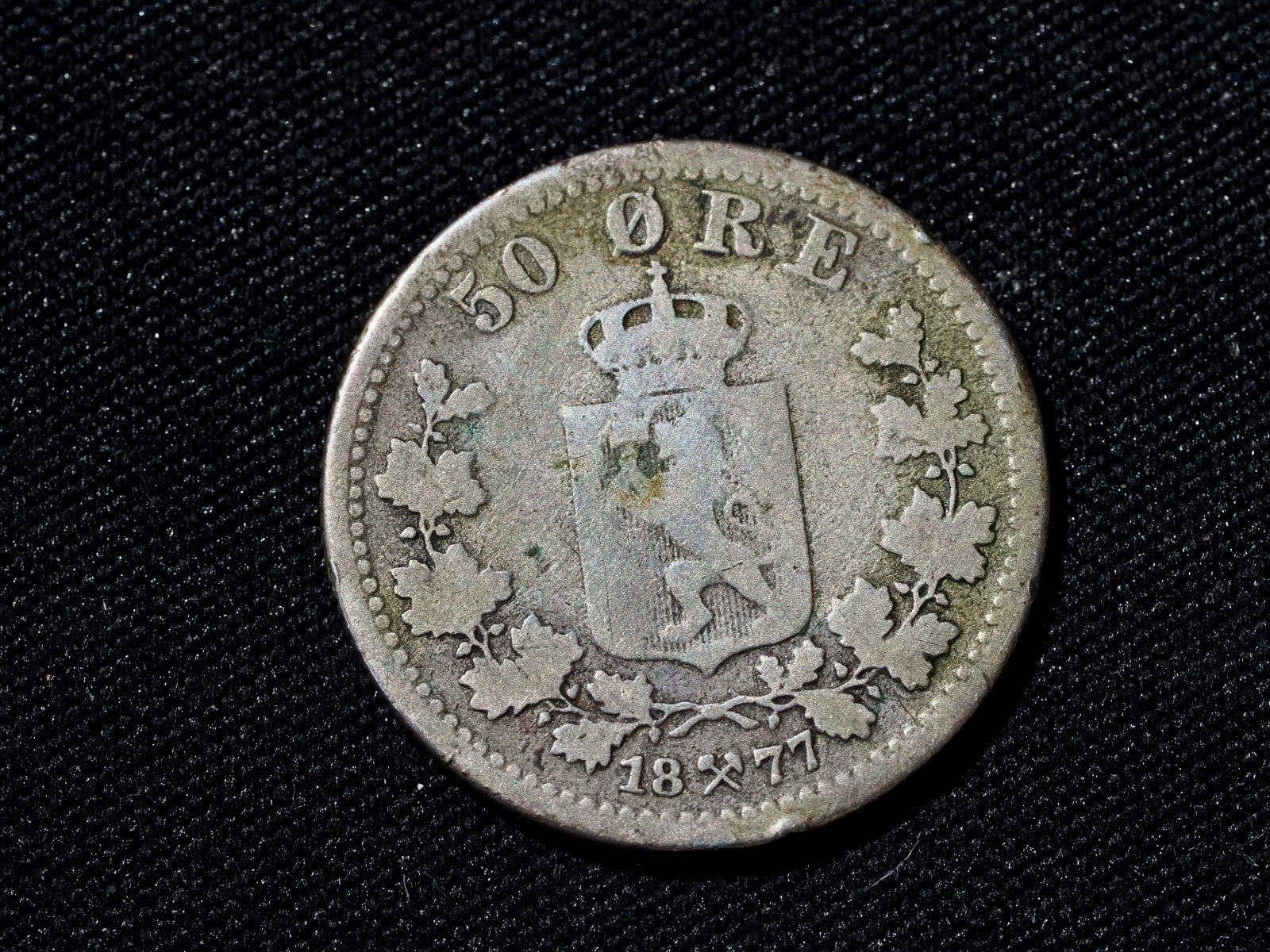 Norway  50 Ore 18770