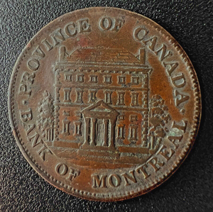 1844 Canada Lower Canada Half Penny Token