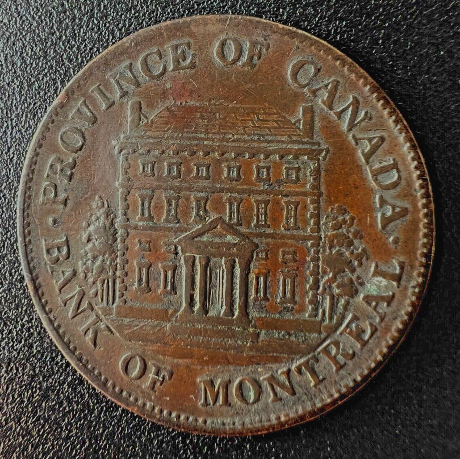 1844 Canada Lower Canada Half Penny Token0