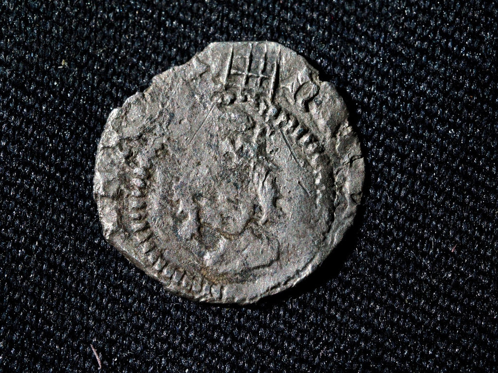Henry Vlll Hammered Silver Half Penny mm Portcullis S23340
